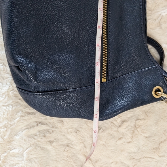 Micheal Kors blue leather tassel hobo bag - Picture 11 of 16
